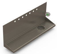 Thumbnail for Wall Mount Drip Tray with Drain and Right Rinser Hole | 8