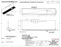 Thumbnail for Wall Mount Drip Tray with Drain and Right Rinser Hole | 8