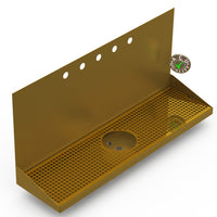 Thumbnail for Wall Mount Drip Tray with Drain and Rinser Hole | 8