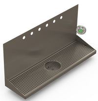 Thumbnail for Wall Mount Drip Tray with Drain and Rinser Hole | 8