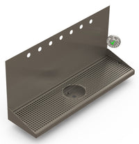 Thumbnail for Wall Mount Drip Tray with Drain and Rinser Hole | 8