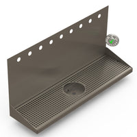 Thumbnail for Wall Mount Drip Tray with Drain and Rinser Hole | 8