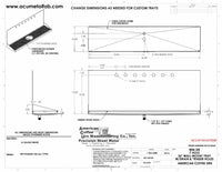 Thumbnail for Wall Mount Drip Tray with Drain and Rinser Hole | 8