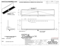 Thumbnail for Wall Mount Drip Tray with Drain and Rinser Hole | 8