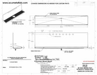 Thumbnail for Wall Mount Drip Tray with Drain and Rinser Hole | 8