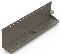 Thumbnail for Wall Mount Drip Tray with Drain and Rinser Hole | 8