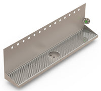 Thumbnail for Wall Mount Drip Tray with Drain and Rinser Hole | 8