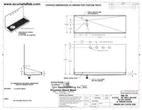 Thumbnail for Wall Mount Drip Tray with Left Drain and Rinser Hole | 8