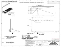 Thumbnail for Wall Mount Drip Tray with Left Drain and Rinser Hole | 8