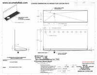 Thumbnail for Wall Mount Drip Tray with Left Drain and Rinser Hole | 8