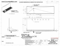 Thumbnail for Wall Mount Drip Tray with Left Drain and Rinser Hole | 8