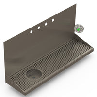 Thumbnail for Wall Mount Drip Tray with Left Drain and Rinser Hole | 8