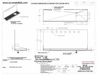 Thumbnail for Wall Mount Drip Tray with Right Drain and Rinser Hole | 8