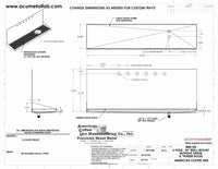 Thumbnail for Wall Mount Drip Tray with Right Drain and Rinser Hole | 8