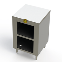Thumbnail for Flat Top Stainless Steel Restaurant Table | 48