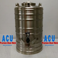 Stainless Steel Beverage Dispenser, 5 Gallon