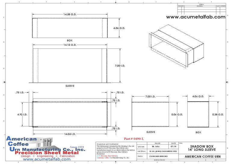 Shadow Boxes | ACU Precision Sheet Metal