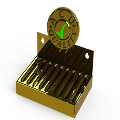 6"x 4" Brass Refrigerator Drip Tray - ACU Precision Sheet Metal